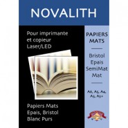 Papier Laser Bristol Mat 250 g/m2 Format : A4 (125 feuilles)