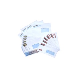 Laser printer envelopes 90gsm / window - Size : DL (110x220mm) Laser printer envelopes 90gsm / window - Size : DL (110x220mm)