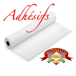 White Glossy Vinyl Adhesive 265 microns - 17 inches roll (432mmx20M)