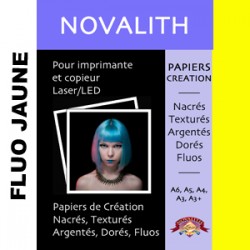 Papier Fluorescent Jaune Imprimante 90 g/m2 - A3 (500 feuilles)