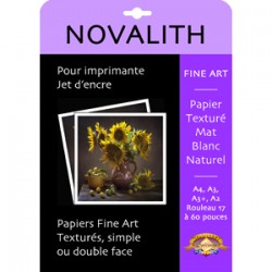 Double Side Fine Art paper (Natural White) 300gsm - Size : A6 (50 feuilles)